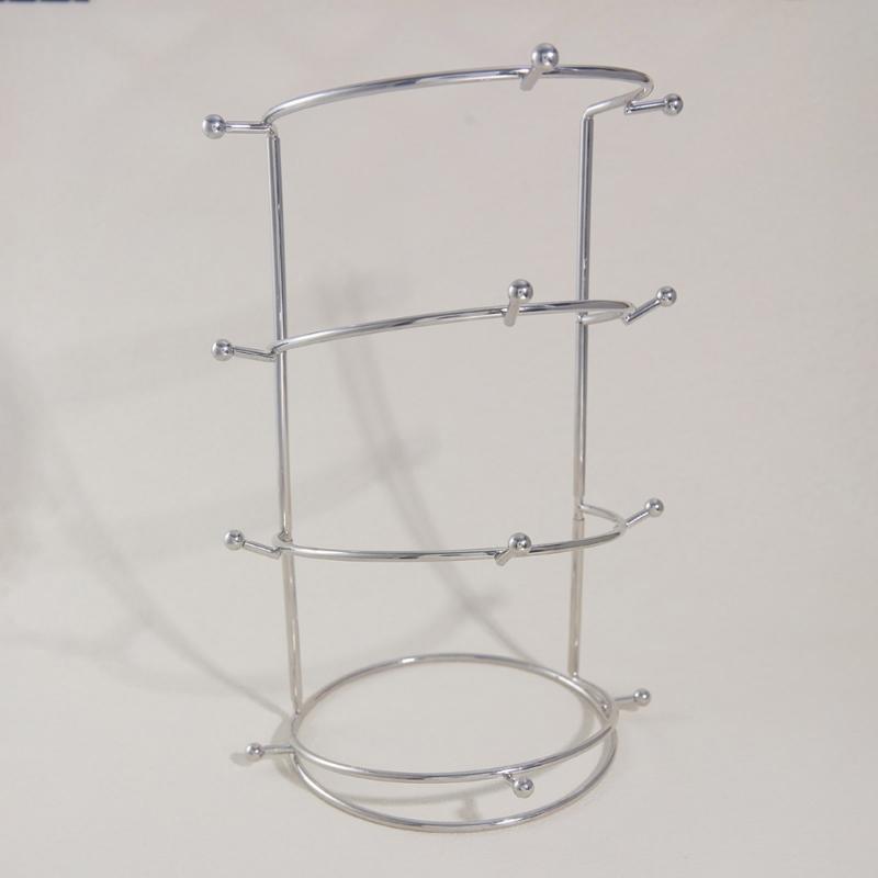 Stylish Crown Storage Stand Detachable Four Tiers Display Shelf for Exhibitions Elegant Crystal Hairband Support Holder