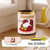 He Mu Cheng Double Layer Cartoon Stainless Steel Trash Can with Foot Pedal - Living Room & Kitchen