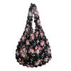 Flower Expansion Fold Pleated Flexible Stretch Mini Shopping Bag Large Capacity Bubble Elastic Portable Handbag Storage Bag