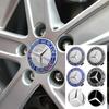 4pz 75mm ABS Nero Coprimozzi Centrali per Ruote Auto Cerchi Tappi Mozzo Per Mercedes Benz A B C E S CLA CLK ML GLK GLA GLB GLC CLASSE Accessori