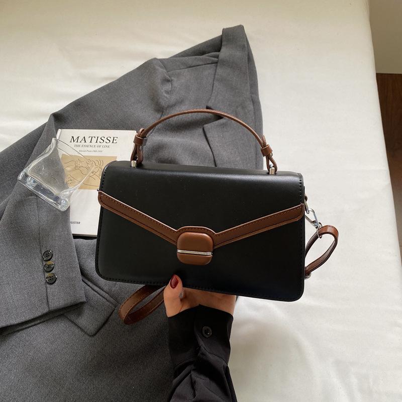 Темпераментный замок большой вместимости осенняя новая текстурная сумка кроссбоди на плечо подмышку женская маленькая квадратная сумка