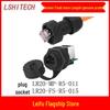 M20 RJ45 Waterproof Network Cable Connector, Panel Mount 90° Upward Port, New Energy.