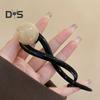 3Pcs Banana Clip Set Beads Decor French Style Hair Clips Women Non-Slip Twist Ponytail Buckle Clips Hair Accessories