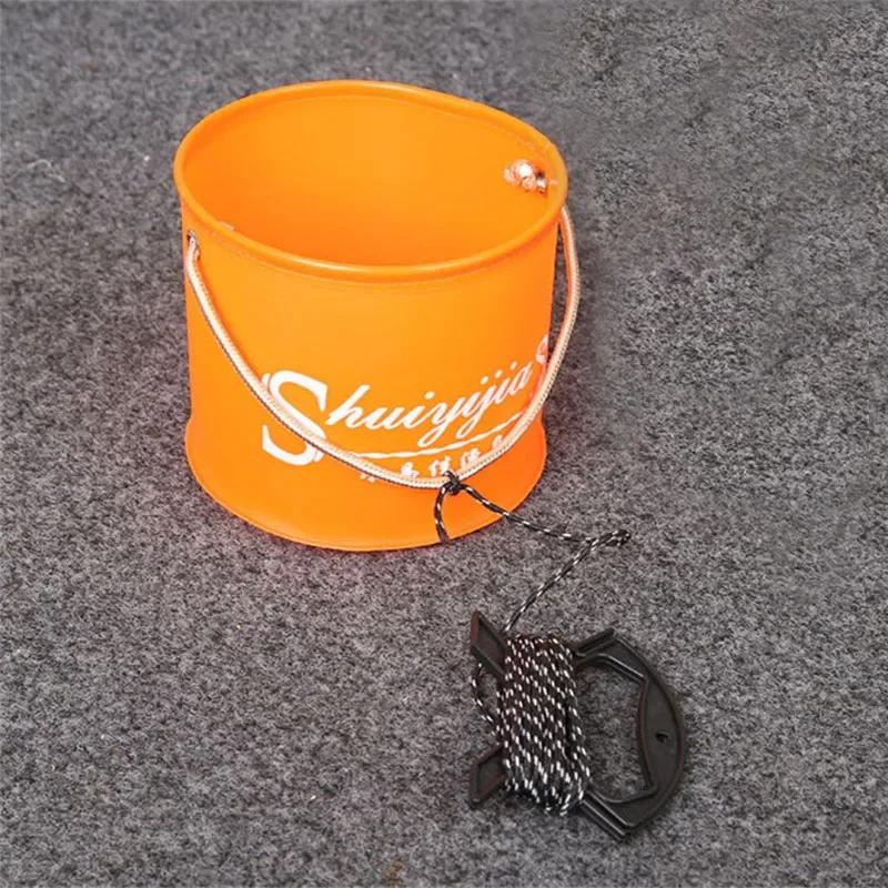 

Portable Waterproof Water Bag Folding Bucket Water Storage Container Transport Bag Fishing Camping Mountaineering Accessories помаранчевий