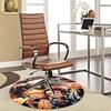 1pc Demon Slayer Anime Design Round Carpet - Tanjiro, Nezuko, Zenitsu, Kyojuro Rengoku - Office Chair Mat, Non-Slip Rug for Home Decor, Living Room, B