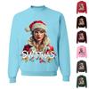 Women's O-Neck Long Sleeve Sweatshirt Print Pattern Casual Plus Size Basic Tops Sports Pullover