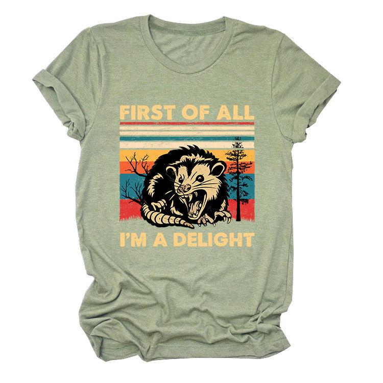 Unisex Summer Delight Round Neck T-Shirt