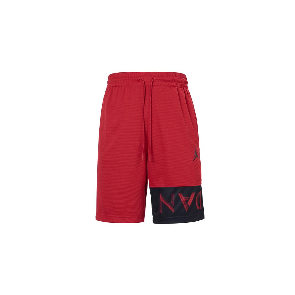 Jordan Jumpman Air 10-Inch Mid-Rise Drawstring Loose Basketball Shorts Men Shorts Black Red CK6832-687