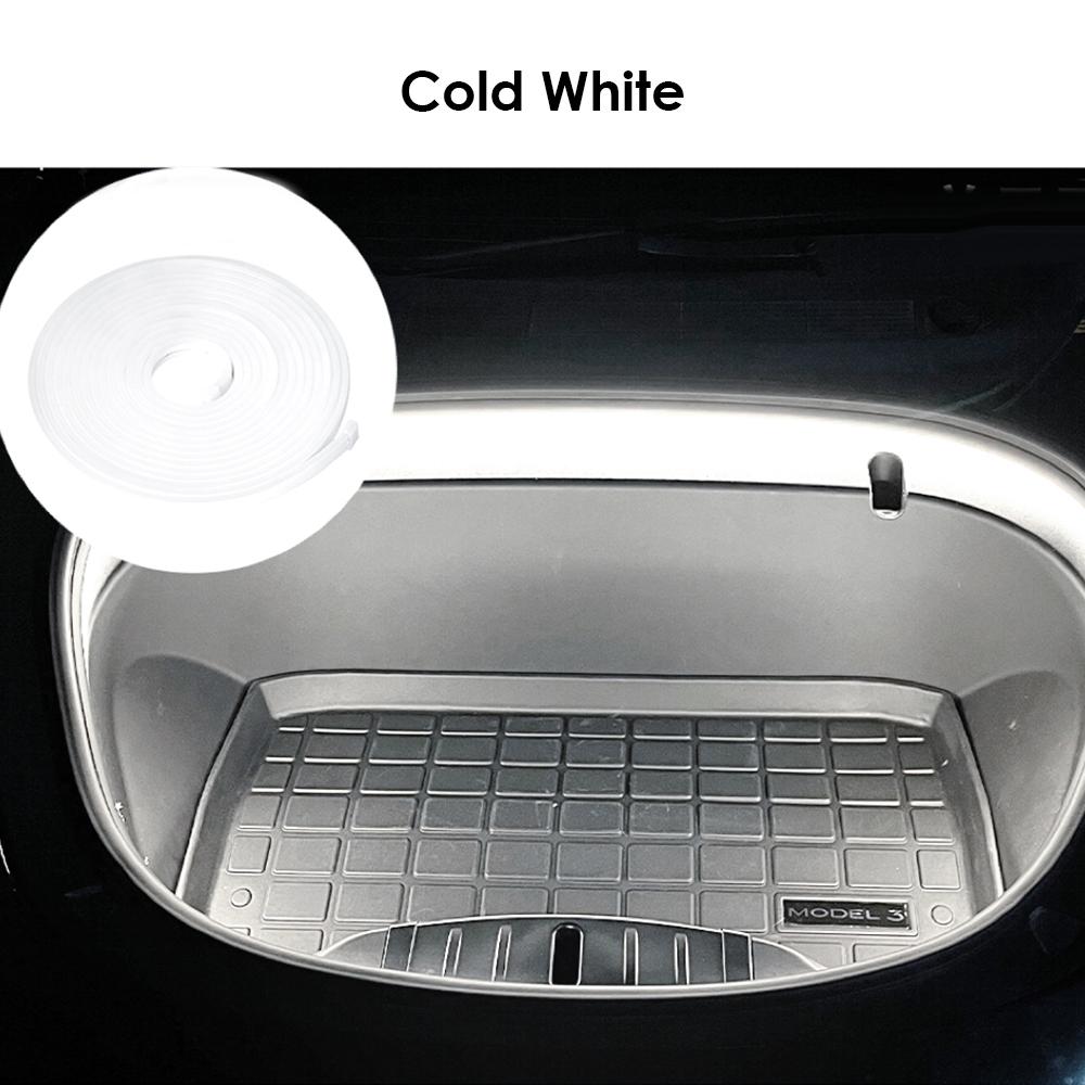VJOYCAR Frunk Brighten LED Strip Modified Lighting for Tesla Model 3 Y S X 2018~2026 Waterproof Flexible Front Frunk Light