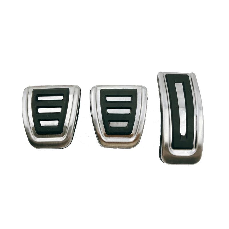 

Автомобильные педали тормоза для Volkswagen VW Caddy SB Maxi MK4 2020~2024, коврик для педали акселератора из нержавеющей стали, аксессуары для интерьера