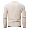 Herbst und Winter Neuer Spleißkragen Pullover Strickpullover Jugend Slim-Fit Pullover