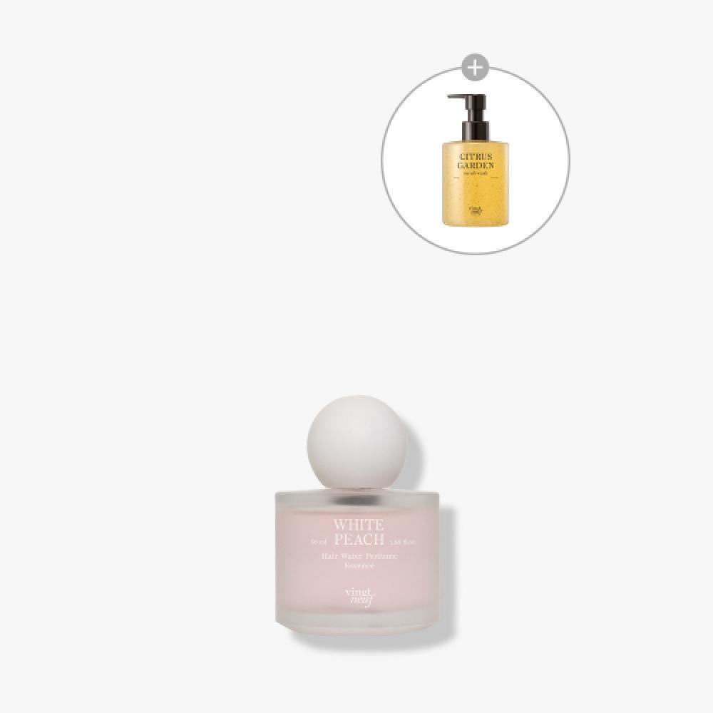 

Vignt Neuf Saint Honore Hair Water Perfume Essence 50 ml+Perfume Scrub Body Wash 500g Mandarin & Bay/white peach
