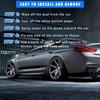 Augeny 6PCS Car Hood & Side Stripe Decals, Modified Auto Rearview Mirror Decal, Universal Graphic Stripe Decor For Car Skirt Roof Bumper (Style1,