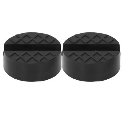2 Pcs Gummi Jack Pad Gute Anpassungsfähigkeit Universal Schlitz Jacking Lift Puck Wiederverwendbare Jack Pad