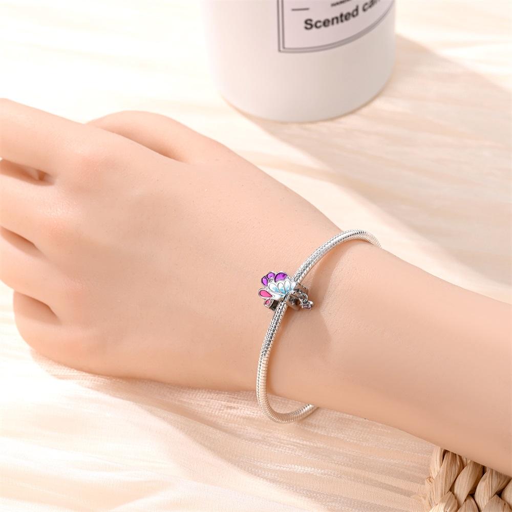 Copper Metal Charm Bead Components Authentic Original Love Butterfly Bead Components Compatible With Bracelet High Quality Fine Jewelry High Quality