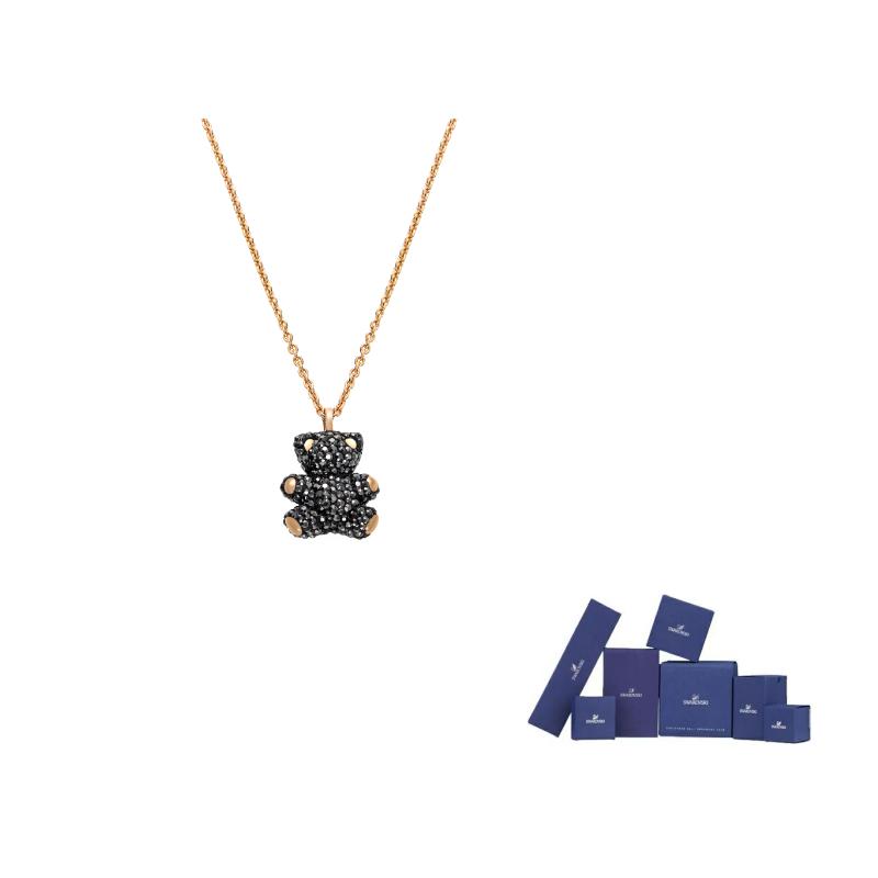 Swarovski Teddy Faux Crystal Necklaces Womens F-Original brand box