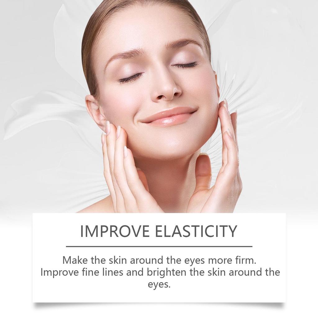 Retinolový zpevňující oční krém Zlepšuje vysušování Zmírňuje váčky pod očima Podporuje kožní mikrocirkulaci Inhibuje melanin Hydratační péče o pleť