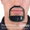 5-Piece Beard Shaping Template Set for Men's DIY Care