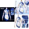 Exquisite Polyester Game Cosplay Costume For Women Elegant Floral Design
