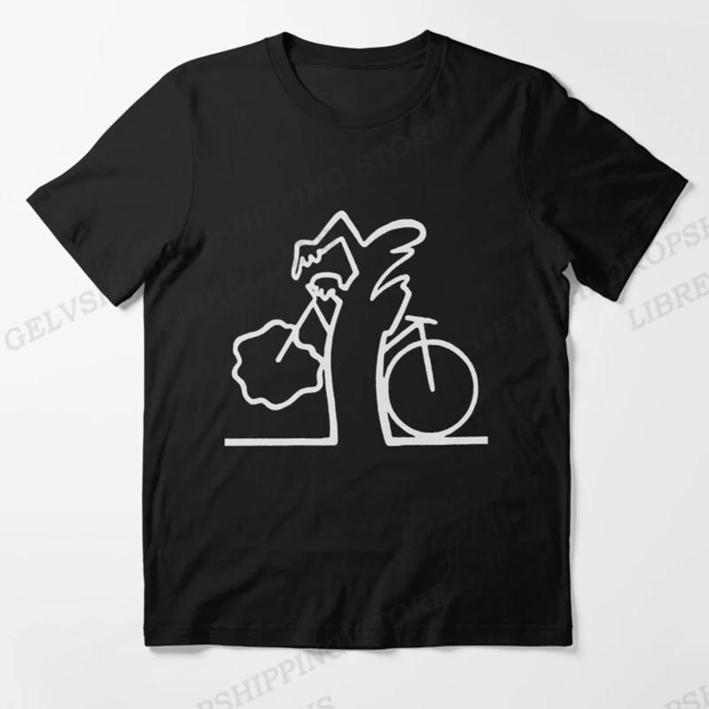 

Футболка из хлопка The Line Osvaldo Cavandoli, модная хип-хоп футболка La Linea, повседневная футболка с круглым вырезом, большие размеры, женские футболки L