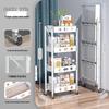 Oujiewang Foldable Multi-Layer Kitchen Storage Shelf