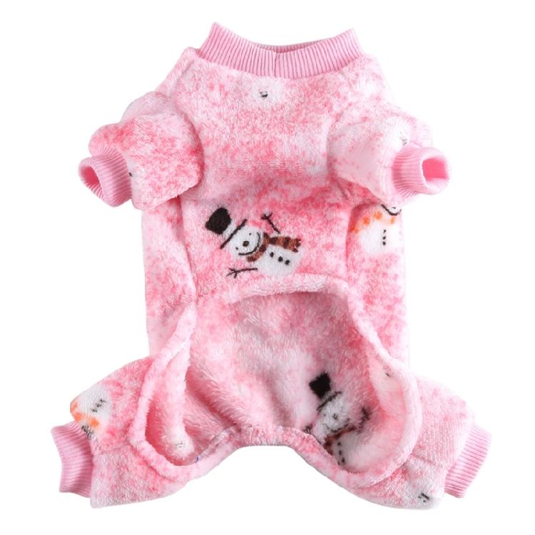 Dog Coat Christmas Theme Pullover for Cold Weather Four-Legged Apparel