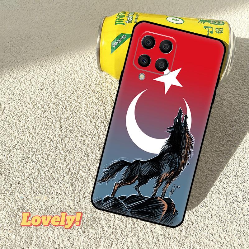 Чехол-флаг Turk Wolf Turkey для Samsung Galaxy M31 M56 M13 M33 M53 M15 M35 M55 M06 M16 M36 M12 M32 M52 M14 M34 M54 Samsung M23