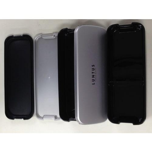 Asvel "Lantas FL" Lunch Box with Two-Tier Back, Silver, SS-T820