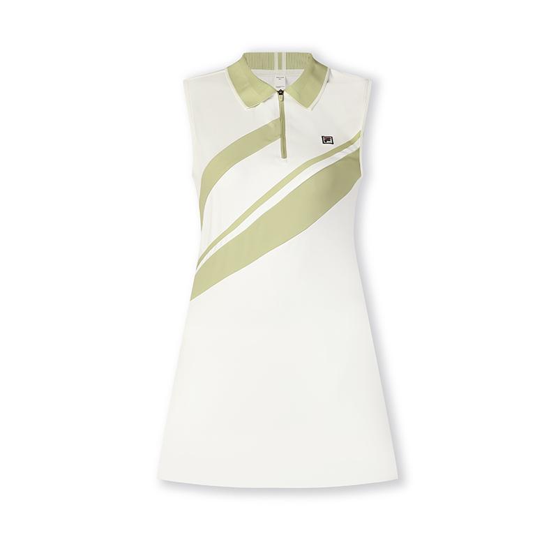 New FILA Sleeveless Dress Women's Starlight White A11W443301FWT