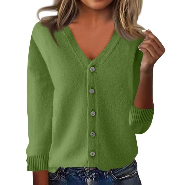 Women Casual Long Sleeve Knit Cardigan Loose Fit Fashion Top Jacket
