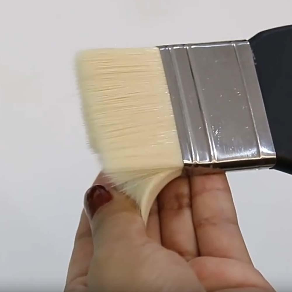 3pcs/set Soft Hair Nylon Paint Brush Plastic Wall Painting Art Supplies  Stationery