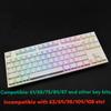 Xiaomi 2026 New Contour PBT Keycaps Side Glow Light Mechanical Keyboard Original Factory Height for 61/68/75/84/87 Keys Game Keyboard