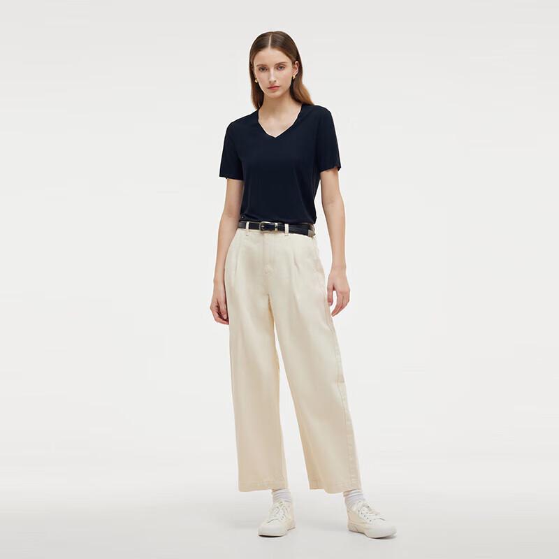 GOELIA Autumn Modal V-Neck Unisex T-Shirt 1C9L0B200