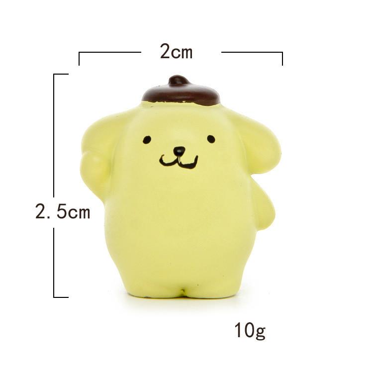 Смоляные Мультяшные Pompompurin Пара Миниатюрные Сценки Для Декора Рабочего Стола И Подарков Standing Male