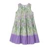 Girls' Vintage Floral Sleeveless Cotton Princess Dress