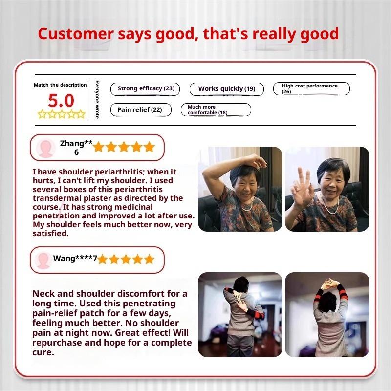 Specialized External Ointment for Frozen Shoulder, Shoulder Pain & Rotator Cuff Injury - Natural Herbal, Suitable for Sensitive Skin