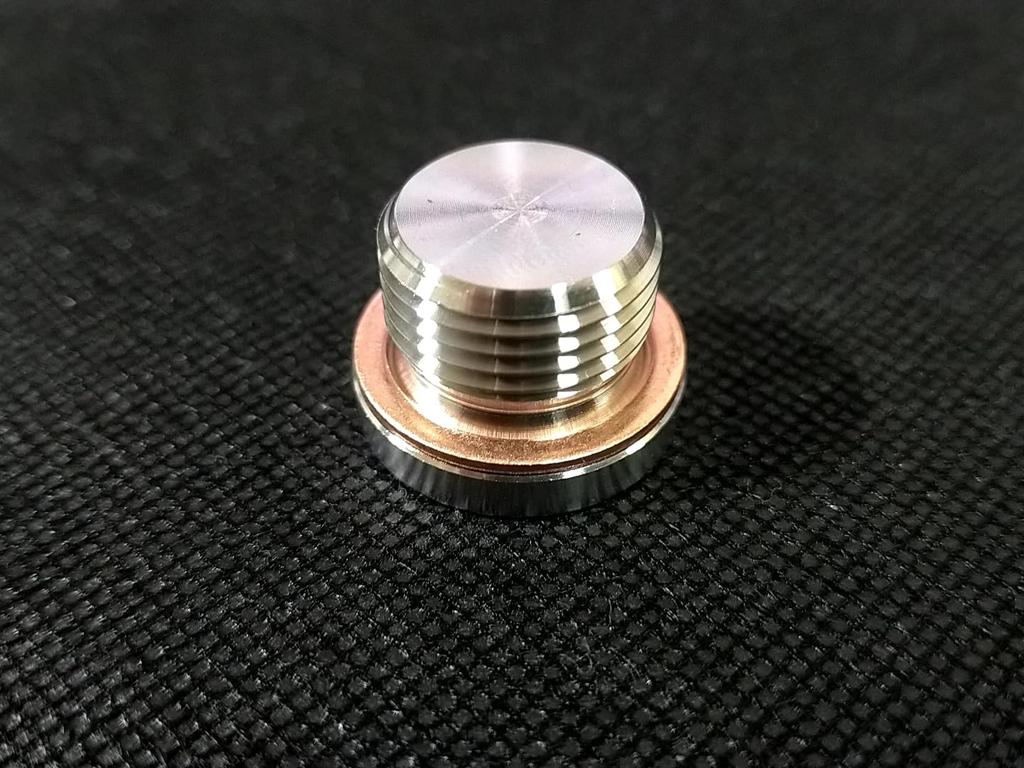 Stainless Steel Cap for O2 Sensor Adapter M18 X P1.5