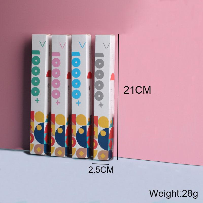 Adult Toothbrush With Soft Bristles Bamboo Charcoal Long Handle Design Individual Packing Comfortable Teeth Cleaning Oral Care