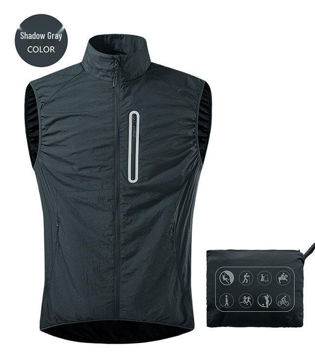 Men's Summer Ice Silk Sun Protection Vest - Lightweight, Breathable, Casual