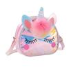 Unicorn Kids' Crossbody Bag - TPU Storage Cartoon Shoulder Travel Bag for Students