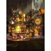 2014 New DIY Big Doll House Wooden Case Miniature Furniture Dollhouse Toys for  Birthday Gifts