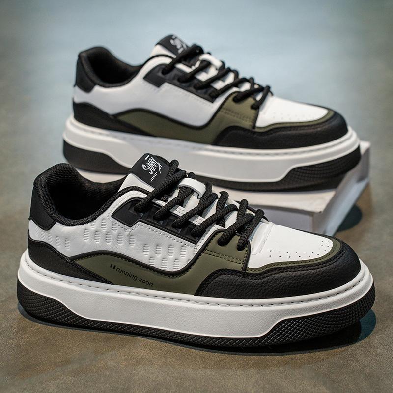 Men 's Casual Four Seasons Fashion Skateboarding Students Comfortable Sneakers Boys Trending Soft Sole Breathable Shoes