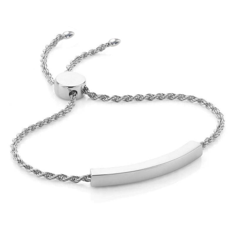 Stainless Steel Hollow Tube Couple Bracelet Men Women Geometric Ins Style Engraved Titanium Jewelry Steel Bend Tube