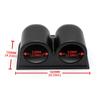 2 Inches 52mm Universal Car Gauge Bracket Black Single Bracket Double Bracket Triple Bracket Car Gauge Pod Car Meter Holder