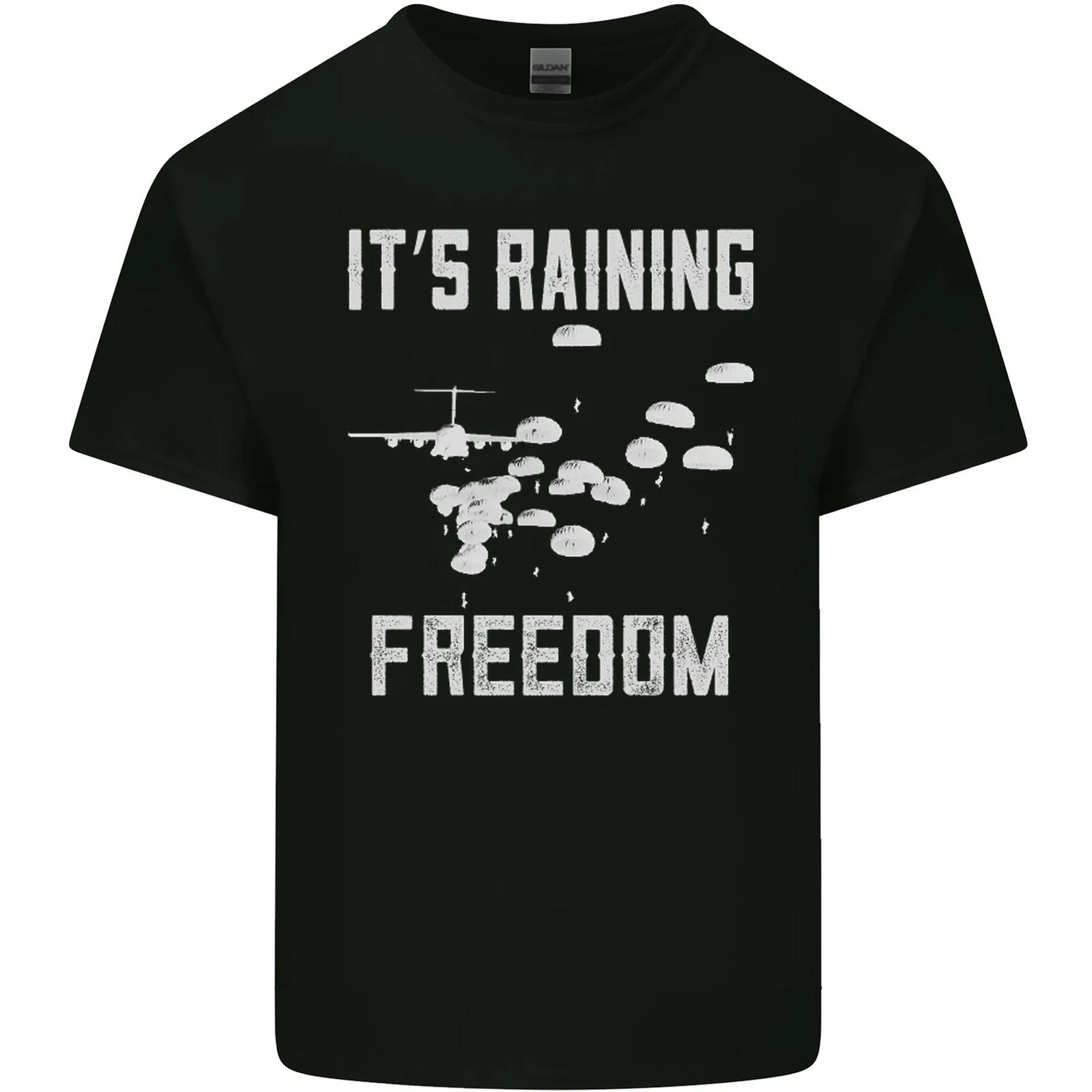 Freedom Parachute Regiment Para 1 2 3 4 SAS Kids T-Shirt Childrens 3XL