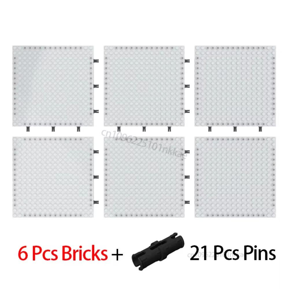 Wholesale 16X16 Pixel Art Building Blocks Bottom Plate 65803 Bricks Baseplate Part Compatible 31212 21333 98138 Pixel Toys Gifts