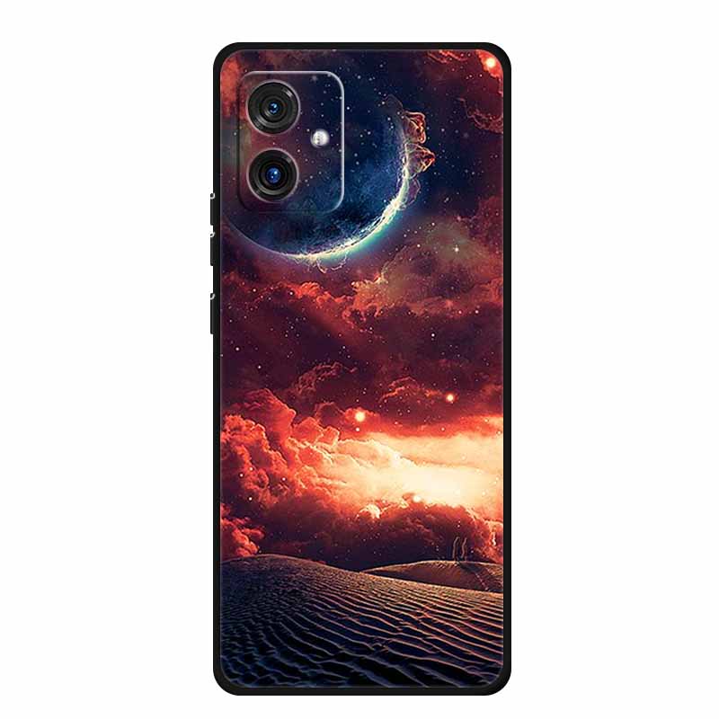 For Motorola G14 4G Case Animals TPU Silicone Soft Cover Phone Cases for Moto G14 G 14 MotoG14 PAYF0010IN Shockproof Wolf Fundas