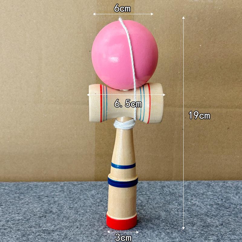 Wooden Kendama Skill Ball, DIY Educational Toy for Kids to Improve Hand-Eye Coordination