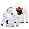 Men's KTM Motorcycle Logo Jacket - Casual Loose Fit Sportswear Cardigan, Plus Size