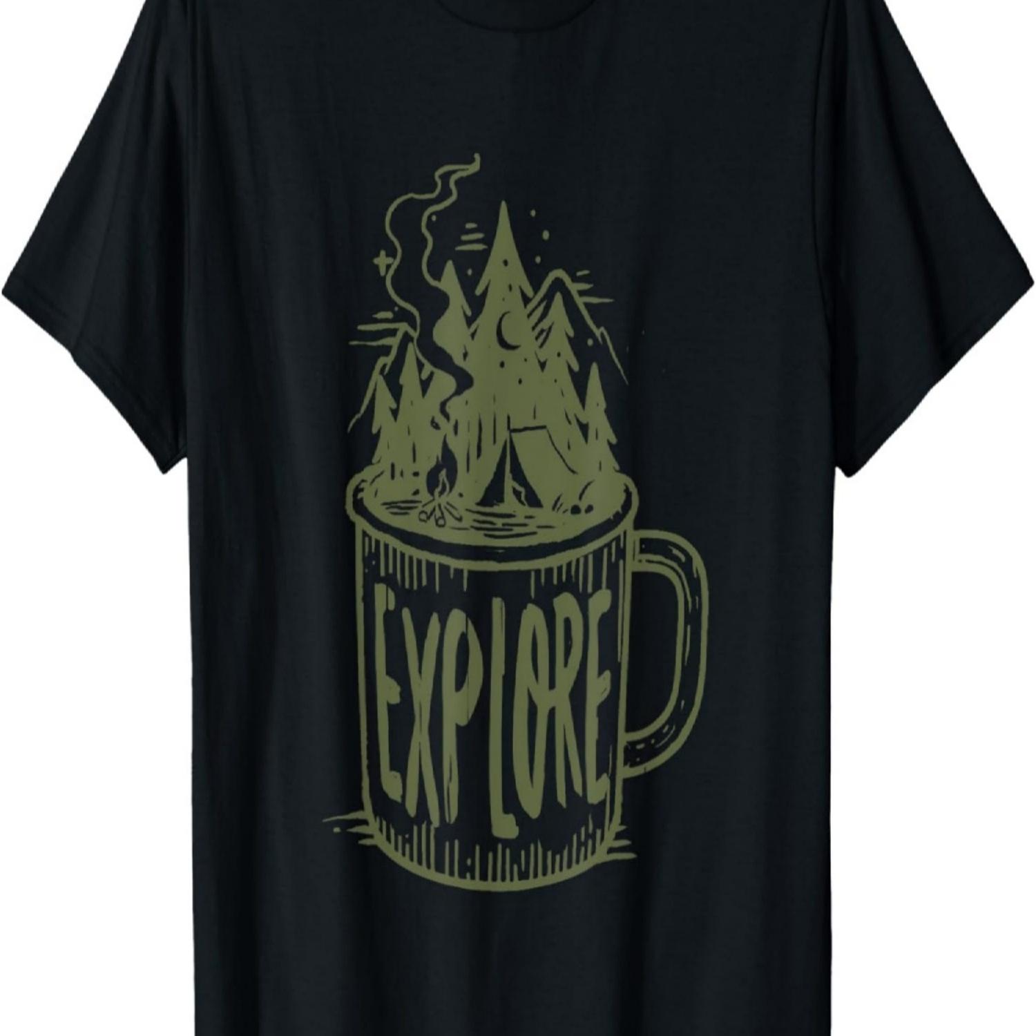Explore Nature T-Shirt S чёрный